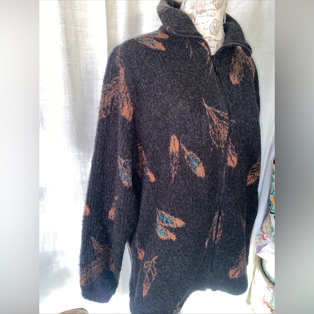Bear Ridge Outfitters Zip-up Fleece Jacket Men’s Size XL Made In USA Wool Blend - Picture 2 of 10